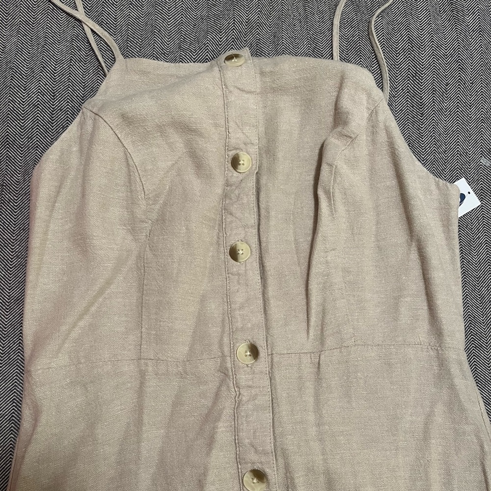 Old Navy Linen button front dress